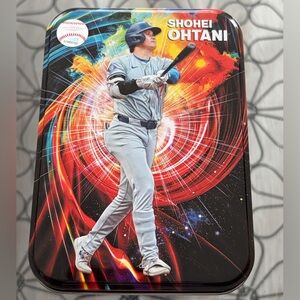 Shohei Ohtani 2025 Collector Tin With 50 Star Inserts Rookie RC Baseball Cards